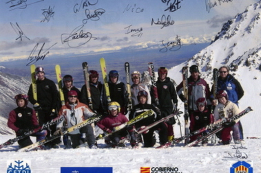Los deportistas del CETDI-Aragón comienzan los entrenamientos técnicos en nieve