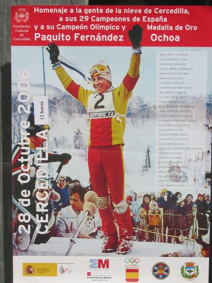 Poster homenaje a Paquito Fernandez Ochoa