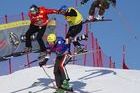 homenaje a Manuel Santaella en la Copa de Europa de Skicross