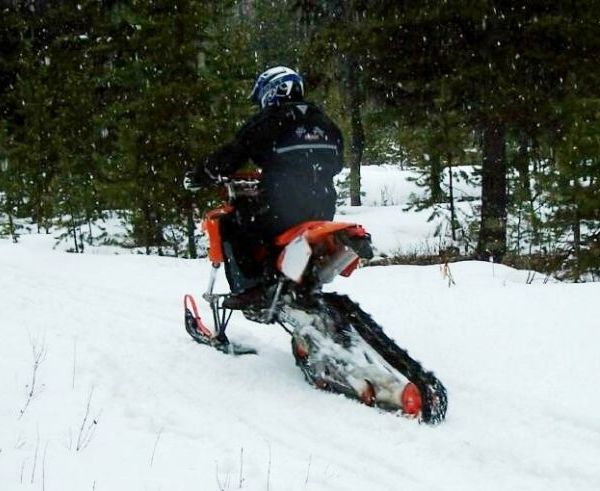 Enduro Moto Snow. Snoxcycle