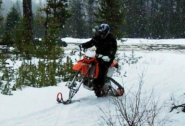 Enduro Moto Snow. Snoxcycle