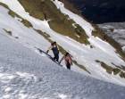 Esquiadores rescatados en el Puerto de Navacerrada