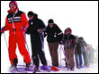 Esquí alpino en estación invernal